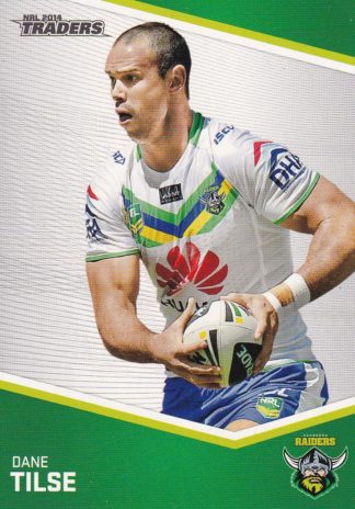 2014 NRL Traders Common Card - Base 031 Dane Tilse Canberra Raiders