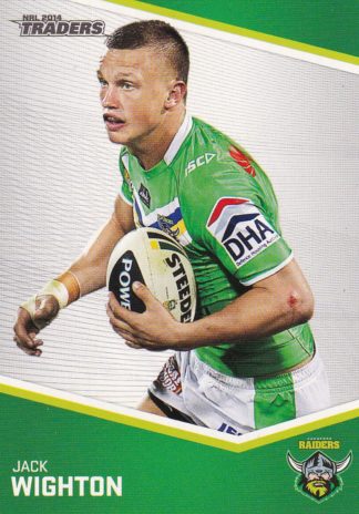 2014 NRL Traders Common Card - Base 033 Jack Wighton Canberra Raiders