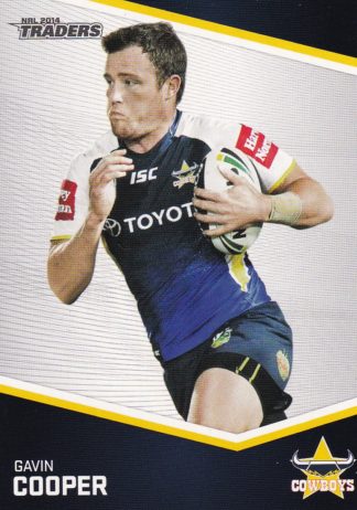 2014 NRL Traders Common Card - Base 036 Gavin Cooper North Qld Cowboys
