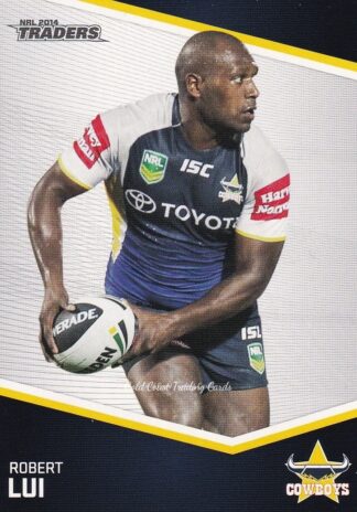 2014 NRL Traders Common Card - Base 039 Robert Lui North Qld Cowboys