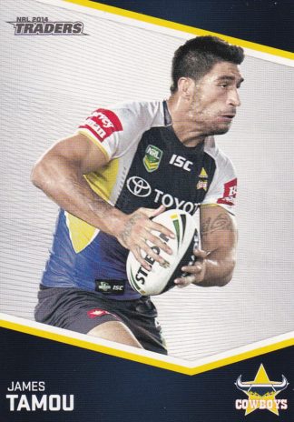 2014 NRL Traders Common Card - Base 043 James Tamou North Qld Cowboys