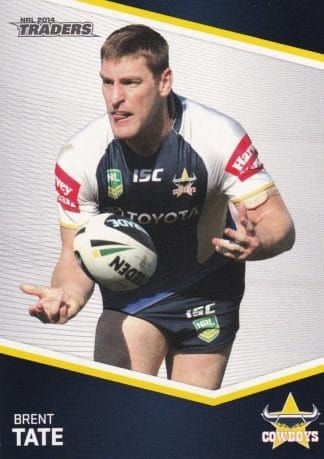 2014 NRL Traders Common Card - Base 044 Brent Tate North Qld Cowboys