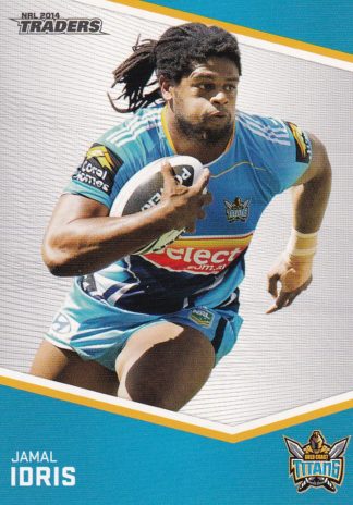 2014 NRL Traders Common Card - Base 050 Jamal Idris Gold Coast Titans