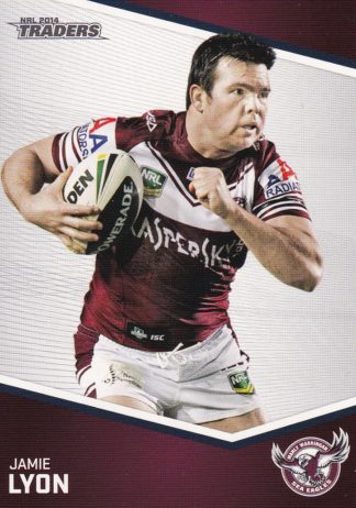 2014 NRL Traders Common Card - Base 057 Jamie Lyon Manly Sea Eagles