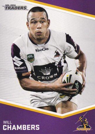 2014 NRL Traders Common Card - Base 069 Will Chambers Melbourne Storm