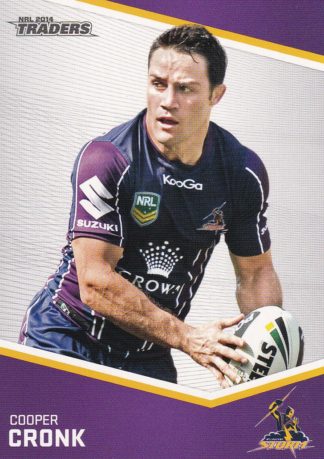 2014 NRL Traders Common Card - Base 070 Cooper Cronk Melbourne Storm