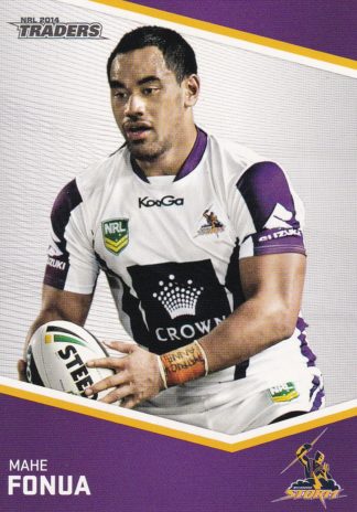 2014 NRL Traders Common Card - Base 072 Mahe Fonua Melbourne Storm