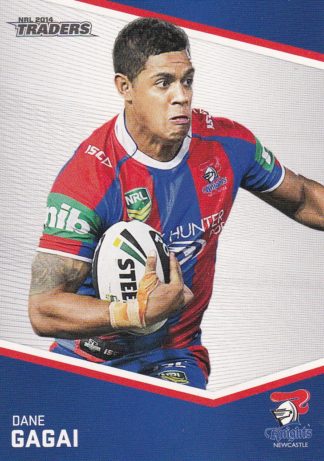 2014 NRL Traders Common Card - Base 081 Dane Gagai Newcastle Knights