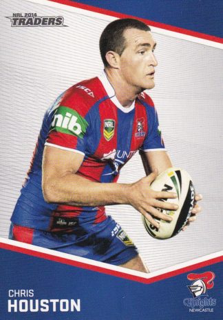 2014 NRL Traders Common Card - Base 082 Chris Houston Newcastle Knights