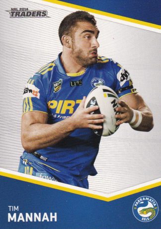 2014 NRL Traders Common Card - Base 093 Tim Mannah Parramatta Eels
