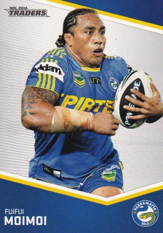 2014 NRL Traders Common Card - Base 094 Fuifui Moimoi Parramatta Eels