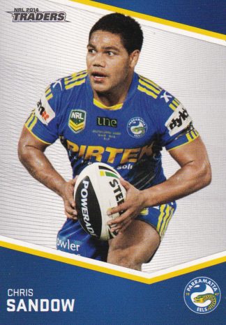 2014 NRL Traders Common Card - Base 097 Chris Sandow Parramatta Eels