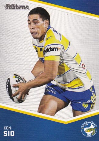 2014 NRL Traders Common Card - Base 098 Ken Sio Parramatta Eels