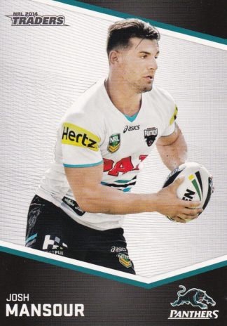 2014 NRL Traders Common Card - Base 104 Josh Mansour Penrith Panthers