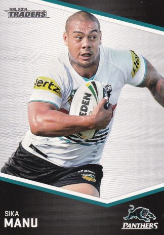 2014 NRL Traders Common Card - Base 105 Sika Manu Penrith Panthers