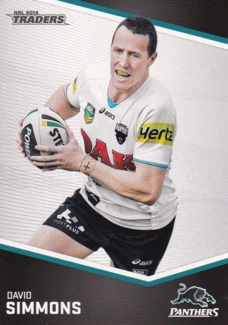 2014 NRL Traders Common Card - Base 110 David Simmons Penrith Panthers