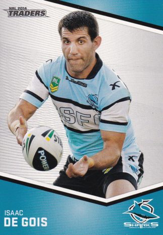 2014 NRL Traders Common Card - Base 113 Isaac De Gois Cronulla Sharks
