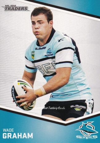 2014 NRL Traders Common Card - Base 117 Wade Graham Cronulla Sharks
