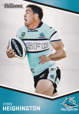 2014 NRL Traders Common Card - Base 118 Chris Heighington Cronulla Sharks
