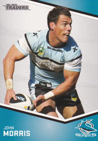 2014 NRL Traders Common Card - Base 120 John Morris Cronulla Sharks
