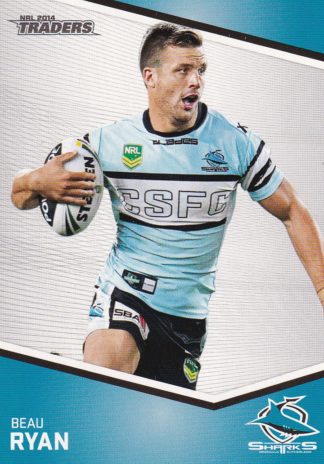 2014 NRL Traders Common Card - Base 121 Beau Ryan Cronulla Sharks