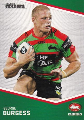 2014 NRL Traders Common Card - Base 123 George Burgess South Sydney Rabbitohs