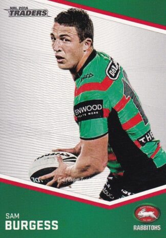 2014 NRL Traders Common Card - Base 124 Sam Burgess South Sydney Rabbitohs