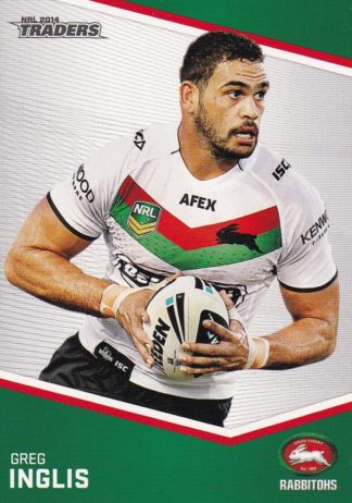 2014 NRL Traders Common Card - Base 127 Greg Inglis South Sydney Rabbitohs