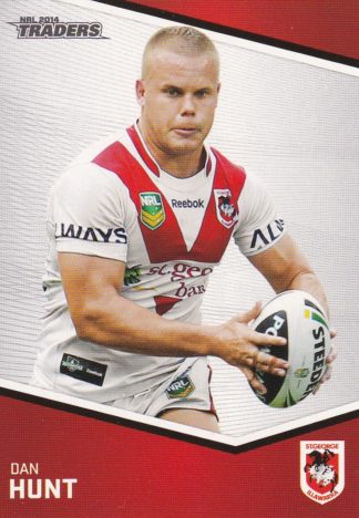 2014 NRL Traders Common Card - Base 139 Dan Hunt St George Dragons
