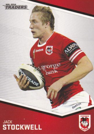 2014 NRL Traders Common Card - Base 143 Jack Stockwell St George Dragons