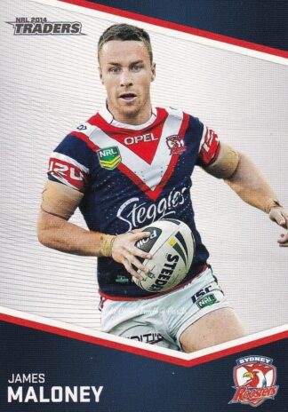 2014 NRL Traders Common Card - Base 148 James Maloney Sydney Roosters