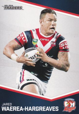 2014 NRL Traders Common Card - Base 153 Jared Waerea-Hargreaves Sydney Roosters