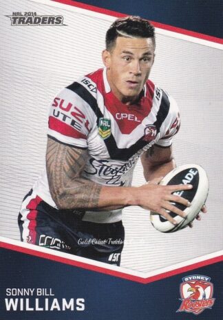 2014 NRL Traders Common Card - Base 154 Sonny Bill Williams Sydney Roosters