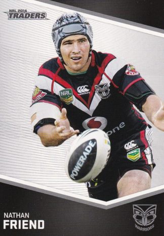 2014 NRL Traders Common Card - Base 156 Nathan Friend Warriors