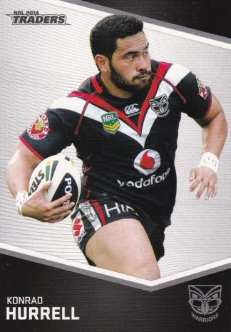 2014 NRL Traders Common Card - Base 157 Konrad Hurrell Warriors