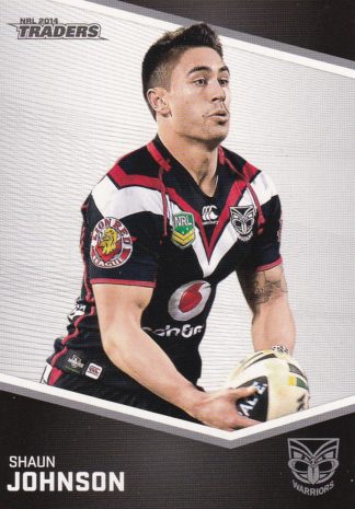 2014 NRL Traders Common Card - Base 158 Shaun Johnson Warriors