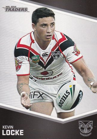 2014 NRL Traders Common Card - Base 161 Kevin Locke Warriors