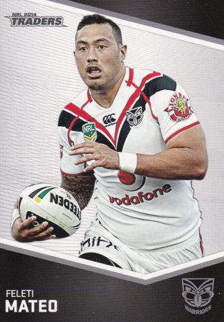 2014 NRL Traders Common Card - Base 162 Feleti Mateo Warriors