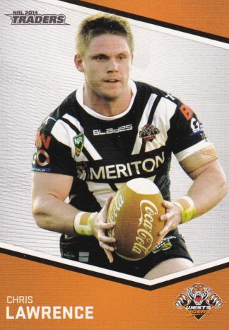 2014 NRL Traders Common Card - Base 172 Chris Lawrence Wests Tigers