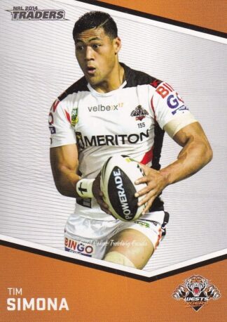 2014 NRL Traders Common Card - Base 173C Tim Simona Wests Tigers