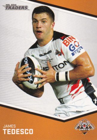 2014 NRL Traders Common Card - Base 175 James Tedesco Wests Tigers