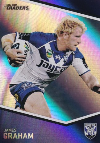 2014 NRL Traders Silver Parallels - P013 James Graham Canterbury Bulldogs