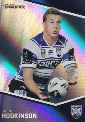 2014 NRL Traders Silver Parallels - P014 Trent Hodkinson Canterbury Bulldogs