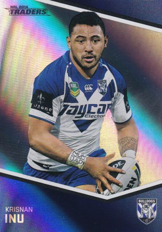 2014 NRL Traders Silver Parallels - P015 Krisnan Inu Canterbury Bulldogs