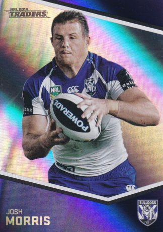 2014 NRL Traders Silver Parallels - P018 Josh Morris Canterbury Bulldogs