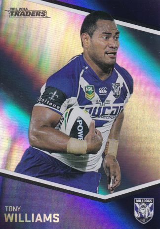 2014 NRL Traders Silver Parallels - P022 Tony Williams Canterbury Bulldogs