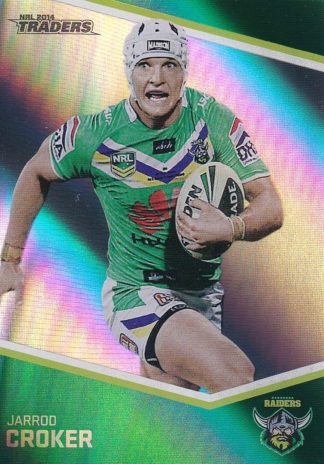 2014 NRL Traders Silver Parallels - P024 Jarrod Croker Canberra Raiders