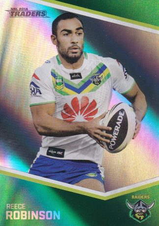 2014 NRL Traders Silver Parallels - P030 Reece Robinson Canberra Raiders