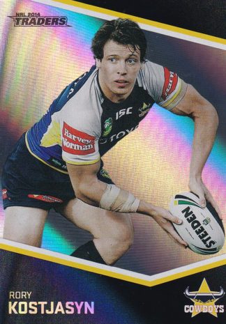 2014 NRL Traders Silver Parallels - P037 Rory Kostjasyn North Qld Cowboys