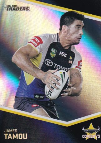 2014 NRL Traders Silver Parallels - P043 James Tamou North Qld Cowboys